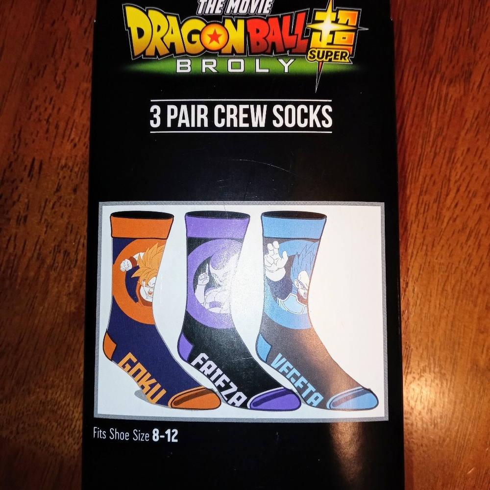 Bioworld Dragonball Z socks the Movie Broly
